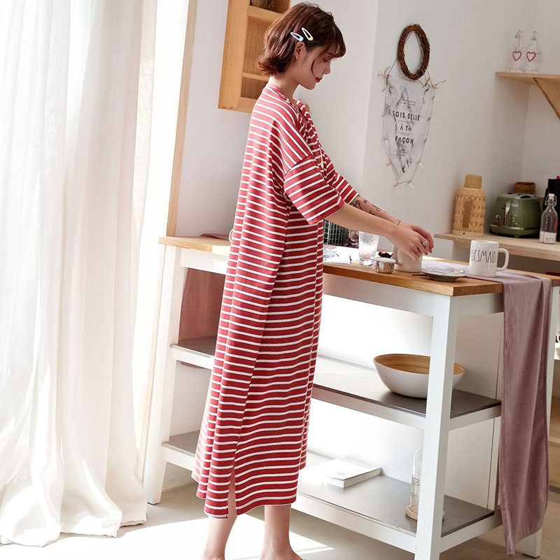 送料無料 ルームウェア ワンピース コットン 夏 体型カバー 着痩せ 大きいサイズ 部屋着 綿100 春夏 ゆったり