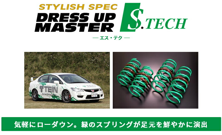 週末限定直輸入♪ TEIN TEIN テイン ダウンサス S TECH エステク ストリーム RN8 2006.07-2014.05  SKB38-S1B00