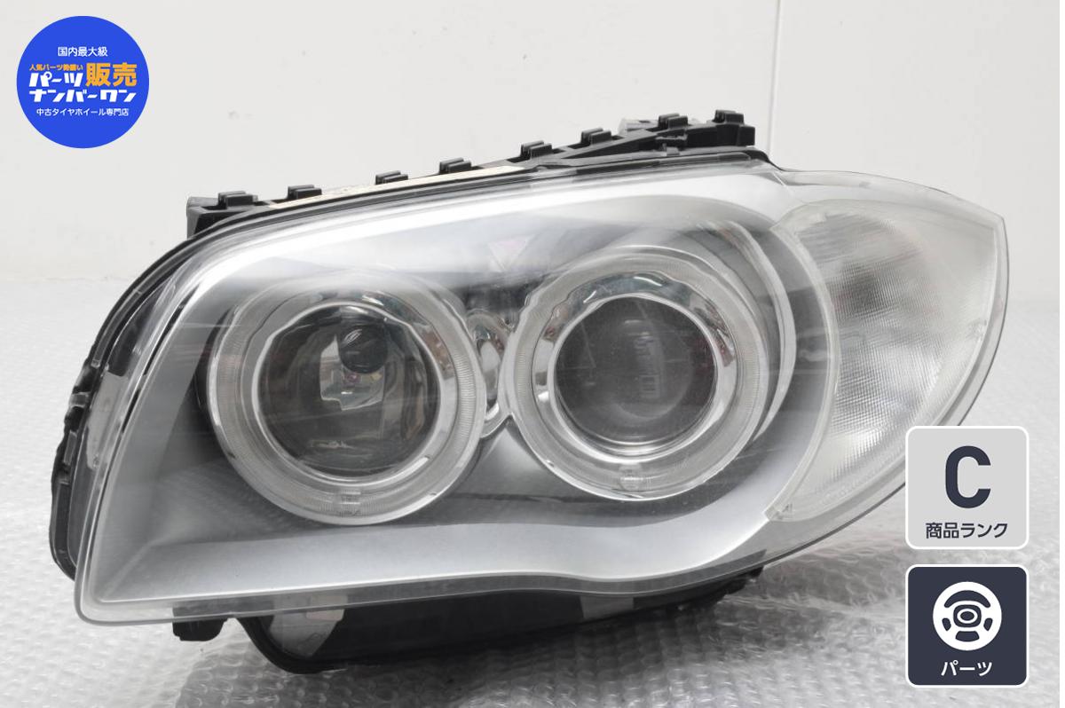 500円引きクーポン ライト ランプ 1シリーズ E87 Bmw 中古 純正 09 品番 63 12 1点 左側 ヘッドランプ ヘッドライト