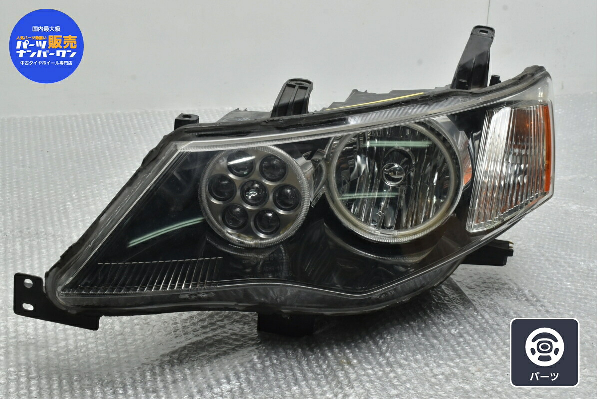 中古 ミツビシ アウトランダー CW4W CW5W CW6W 後期 純正加工 左ヘッドライト 1点 STANLEY P5585L