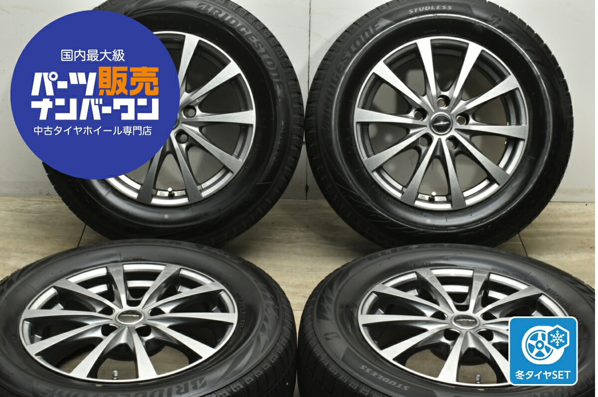 楽天市場】中古ホイールタイヤ 4本セット 215/65R16社外 BS バルミナ