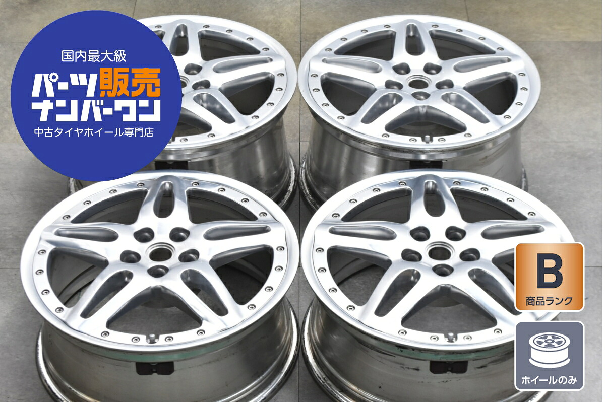 中古 ホイール フェラーリ 4本セット 19インチ 8.0J×19+43.5 PCD 114.3 ホイールのみ