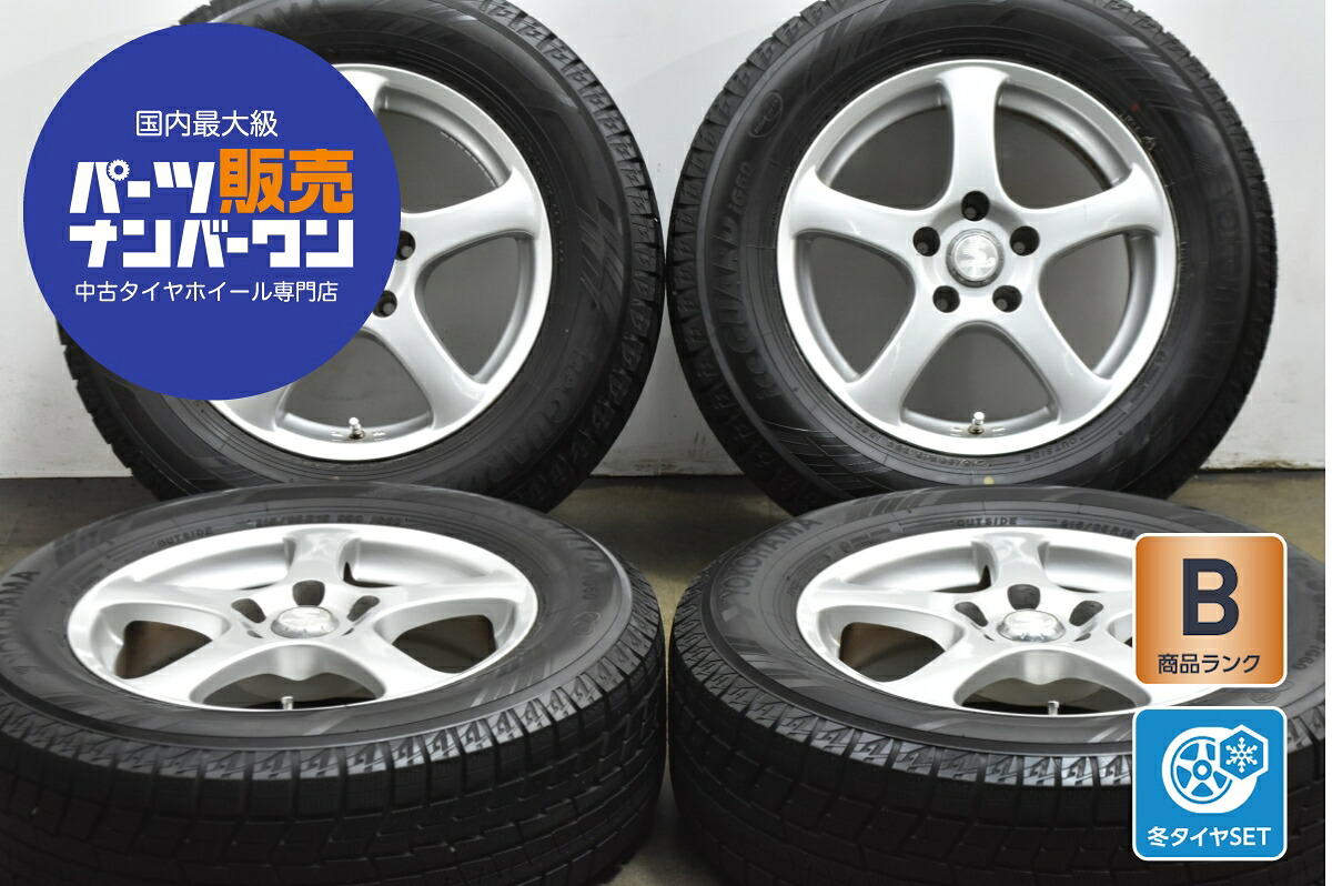 中古 トピー スタッドレスタイヤホイールセット 4本セット 16インチ 6.5J×16+38 PCD 114.3 215/65R16 98Q【 ヨコハマ 製 スタッドレスタイヤ付き】 44,100円