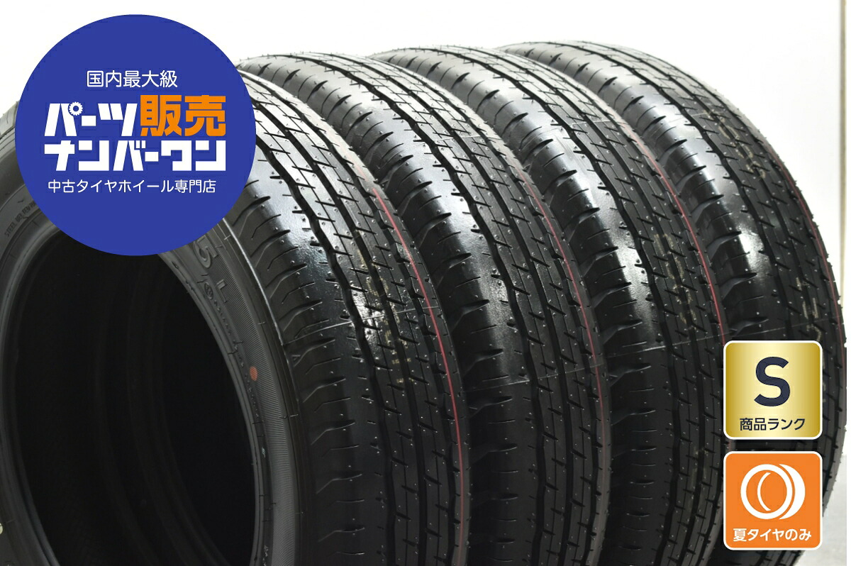 中古 ダンロップ タイヤ 4本セット 155/80R14 88/86S LT【 ダンロップSP175L 】