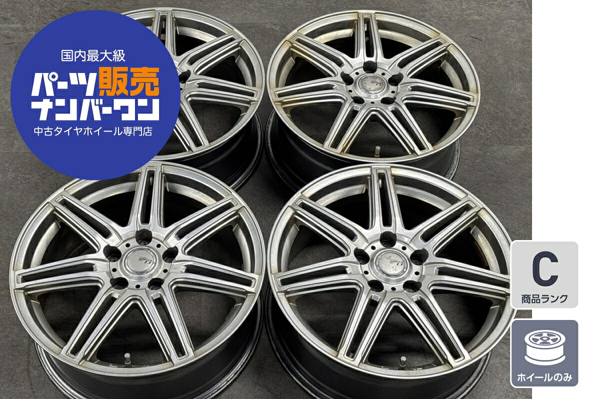 中古 ホイール トピー 4本セット 17インチ 7.0J×17+48 PCD 114.3 ホイールのみ |中古 タイヤ ホイールのカイショー