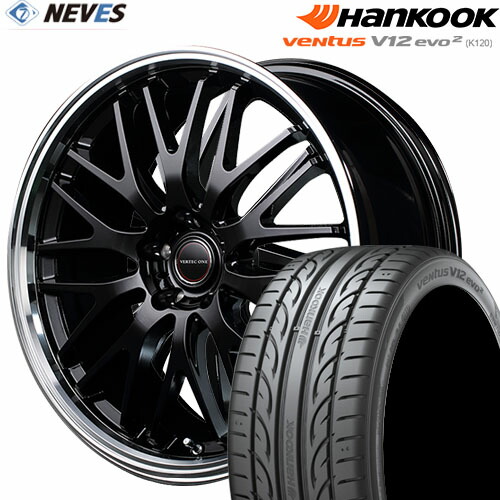 メーカー包装済 サマータイヤ ホイールセット215 45zr17 215 45r17 91y 年製 Hankook ハンコック Ventus V12 Evo2 K1 ベンタスブイジュウニエボツーケーイチニーゼロ 17x7 0j 5h Vertec One Exe10 ヴァーテックワン エグゼテン 取り寄せ商品 欠品時はご連絡