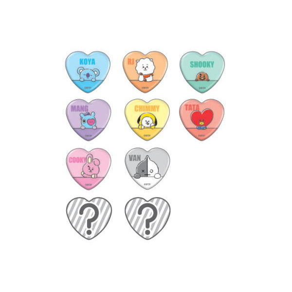 楽天市場】[公式] ○BT21 防弾少年団 BTS【トレーディング 缶バッジ 12