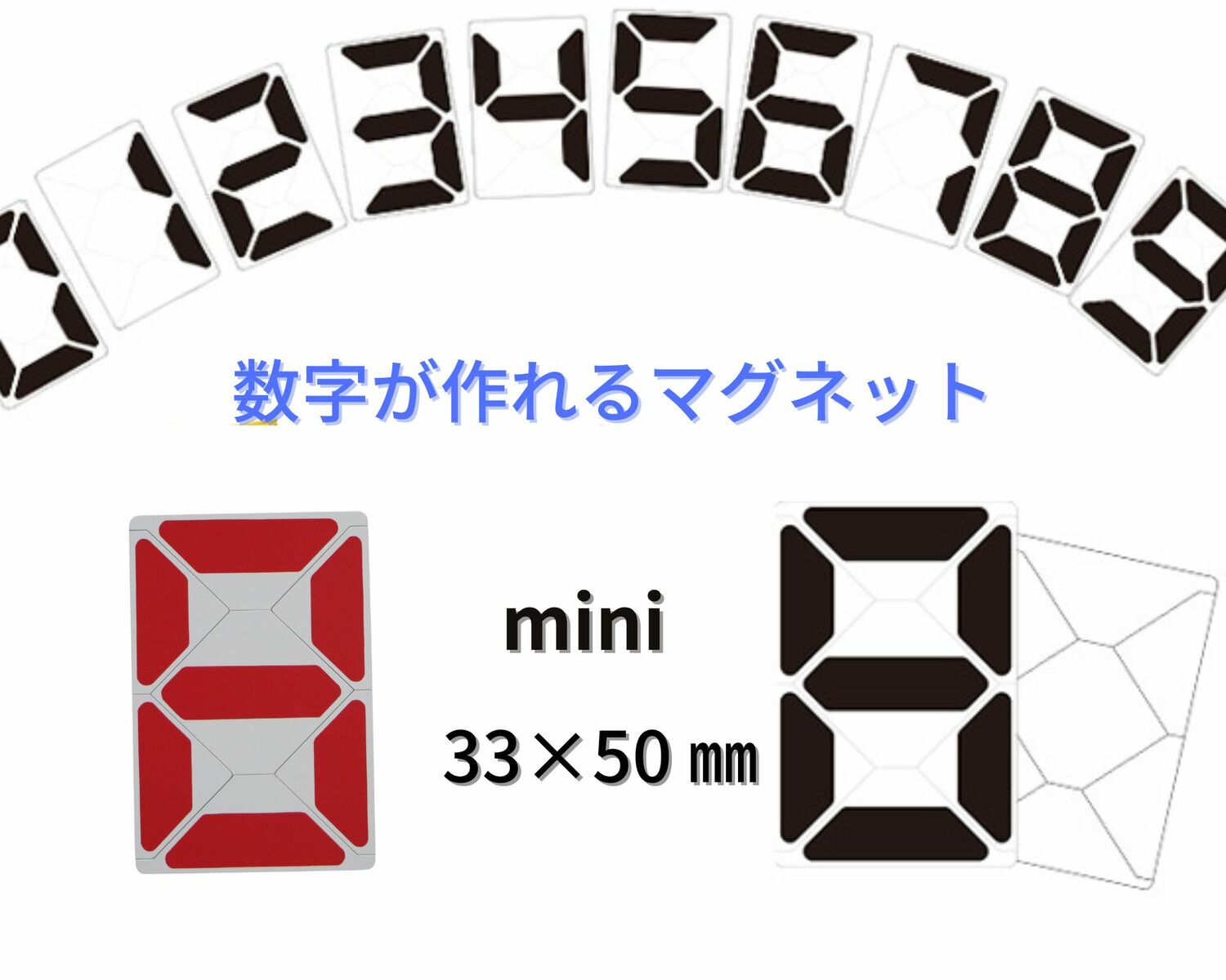 楽天市場】【楽天1位】 【送料無料】 マグネット 数字 表示 得点表示 スコアボード 価格表示 プライスボード カウントダウン 1枚 0〜9 デジタル  マグネットシート工房 スージック Ｌサイズ 126×189mm 国産 普通郵便 : ホワイトボードプラザ楽天市場店