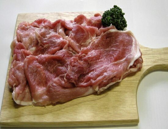 海外限定スパイク販売 楽天市場】【冷凍】【☆日岡】えびす豚 ローススライス 200g 食品・飲料・お酒