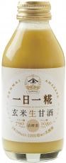 ■【ムソー】【まとめ買い・24個（ケース販売）】 ヤマト醤油味噌 生玄米甘酒一日一糀・乳酸菌入り １４０ｍｌ