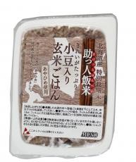■【ムソー】【20個セット】助っ人飯米・小豆入り玄米ごはん　160g