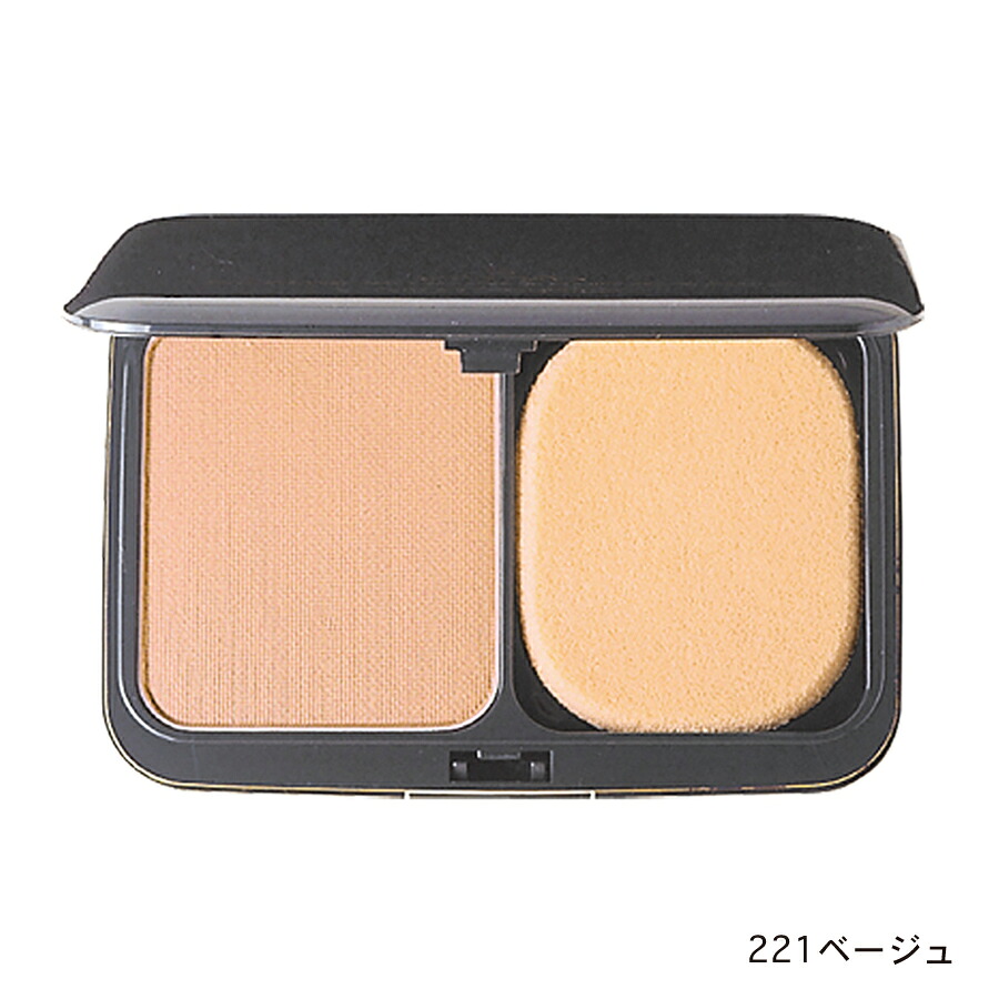 ●【オーサワ】Ｌ221ベージュ ピュアＵＶファンデーション14g