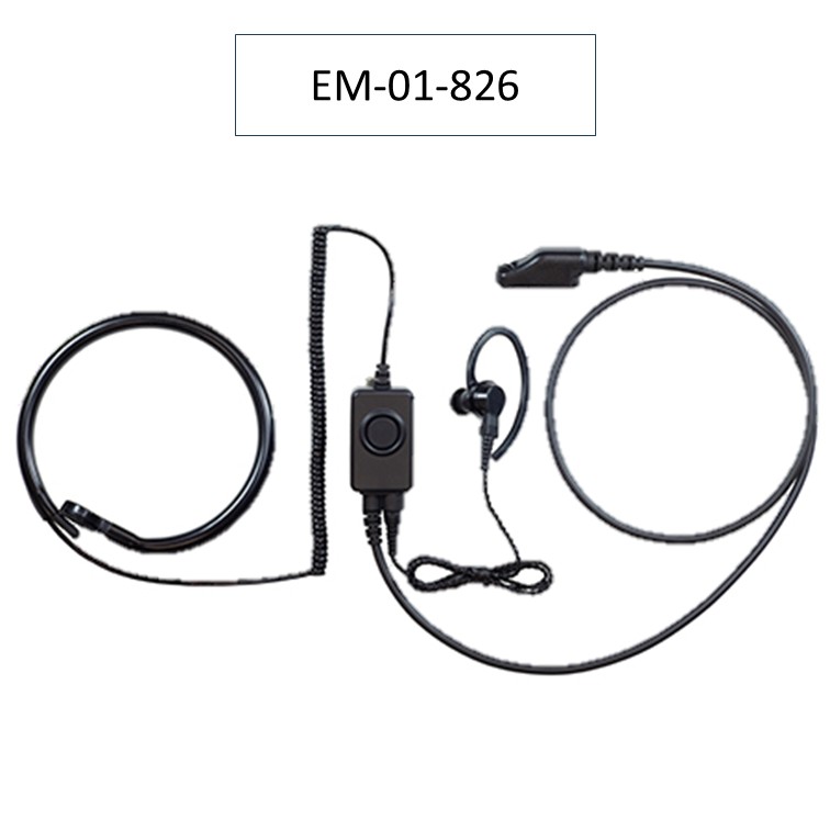 EM-01-826 waveCSR 咽頭マイクロホン\u0026イヤ電話機