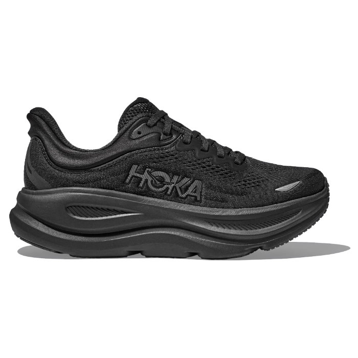 HOKA ホカ ランニングシューズ メンズ BONDI 9 ボンダイ 9 レギュラー ブラック/ブラック 1162011｜太陽スポーツ Trip店