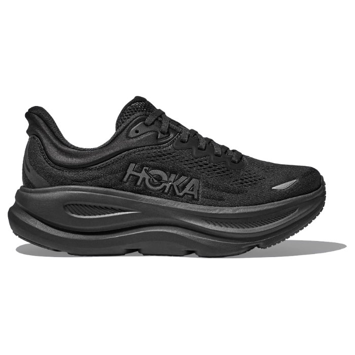 HOKA ホカ ランニングシューズ メンズ BONDI 9 ボンダイ 9 ワイド ブラック/ブラック 1162013|太陽スポーツ Trip店