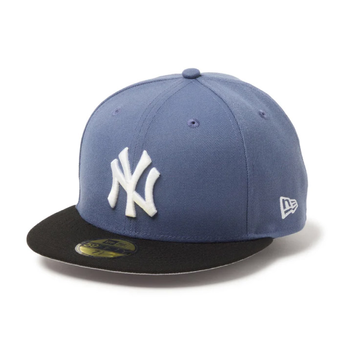 NEW ERA ニューエラ 59FIFTY Powered by GORO NAKATSUGAWA(MIN-NANO) ニューヨーク・ヤンキース スレート キャップ 帽子 ブラックバイザー