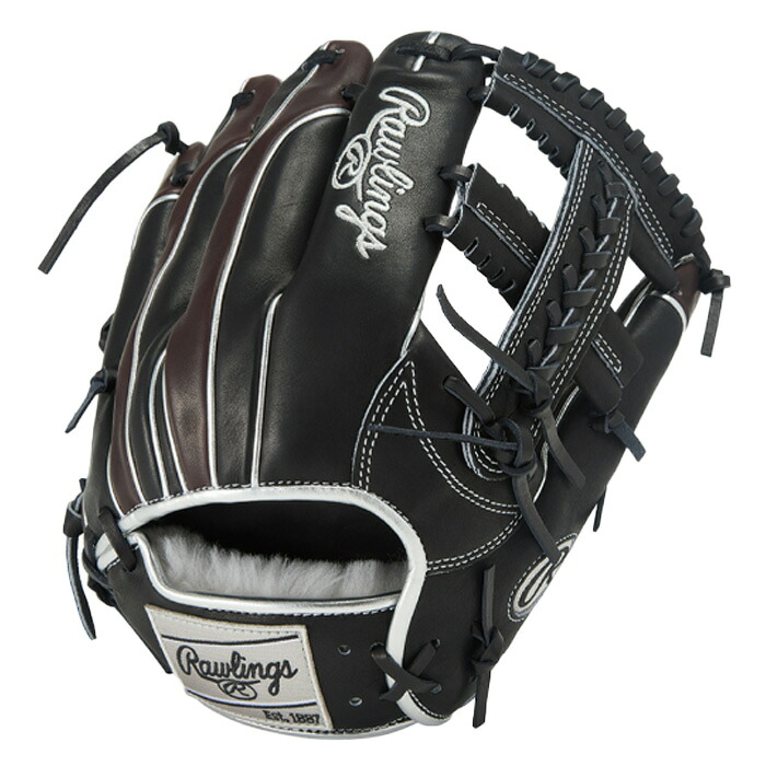 Rawlings ローリングス 野球グローブ グラブ 軟式 HOH PRO EXCEL Wizard 02 COLORS 右投げ用 内野手用 ブラック チョコ サイズ11.5 GR5FHW2CCK4MG