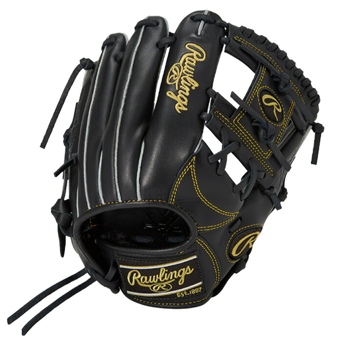Rawlings ローリングス 野球グローブ グラブ ジュニア HYPER TECH R9 SERIES 右投げ用 オールラウンド用 ブラック サイズM GJ5FR9G9M|太陽スポーツ Trip店