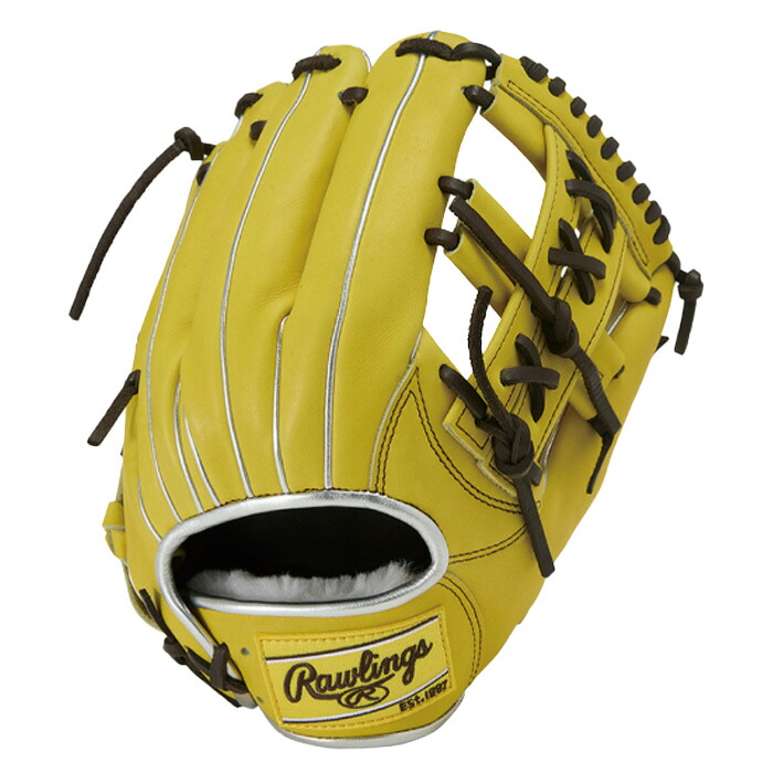 Rawlings ローリングス 野球グローブ グラブ 軟式 HOH PRO EXCEL Color Palette 右投げ用 内野手用 イエロー サイズ11.5 GR5FHECN54FS