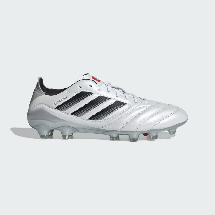 adidas アディダス サッカースパイク コパ アイコン 2 ELITE HG/AG ジャパン レギュラーフィット 土・人工芝用 ホワイト/ブラック/ルビー JH9223｜太陽スポーツ Trip店