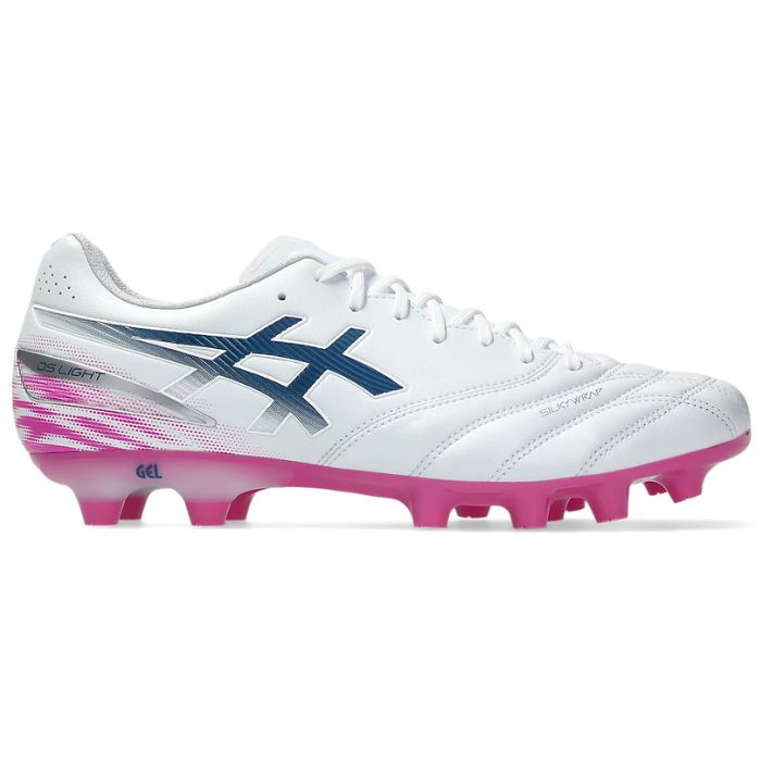 asics アシックス サッカースパイク DS LIGHT PRO ディーエス ライト プロ ユニセックス STANDARD ホワイト/デジタルサクラ 1103A126.101｜太陽スポーツ Trip店