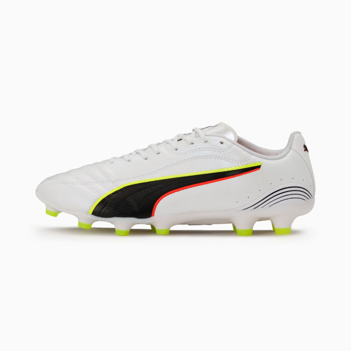 PUMA プーマ サッカースパイク 一般 大人 キング 20 アルティメット JP HG/AG HG/AG 固い土、人工芝用/日本人向け 白 ホワイト 108458-01