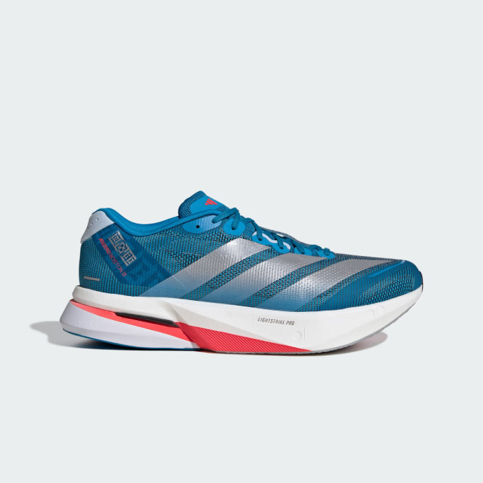 adidas アディダス ランニングシューズ メンズ アディゼロ ボストン 13 ブルー 青 マラソン レース 駅伝 陸上 部活 トレーニング JQ1683