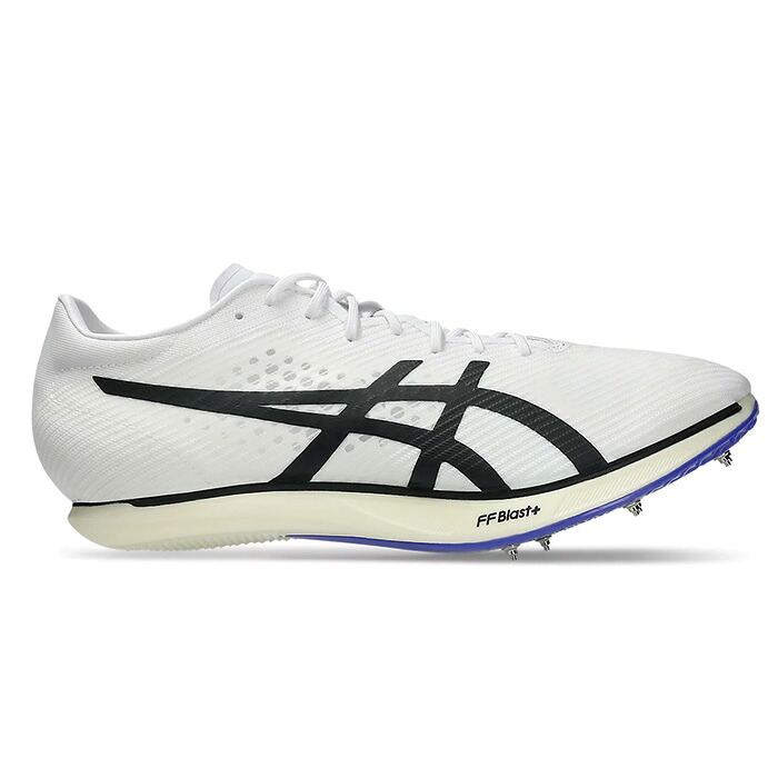 asics アシックス 陸上スパイク COSMORACER MD 3 STANDARD メンズ White/Cobalt Burst 1093A221.101