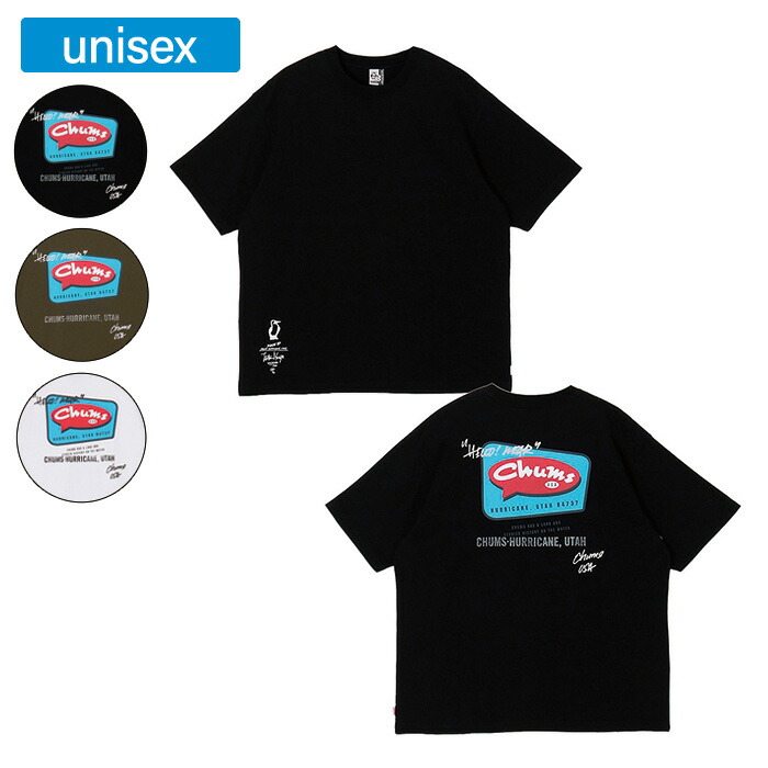 CHUMS チャムス 半袖 守矢努バルーンチャムスTシャツ ユニセックス オーバーサイズ アウトドア キャンプ カジュアル CH01-2792