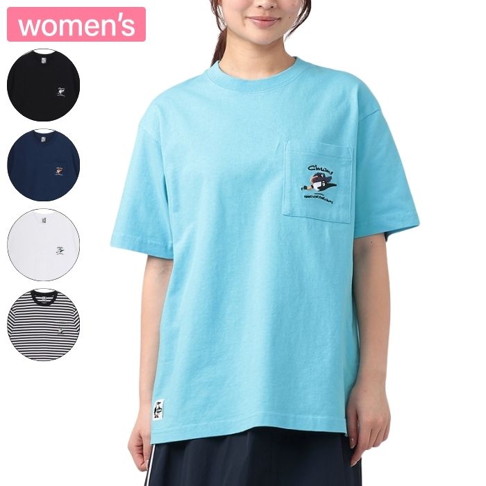 CHUMS チャムス トップス メイドフォーファン！ポケットTシャツ レディース オーバーサイズ CH11-2746