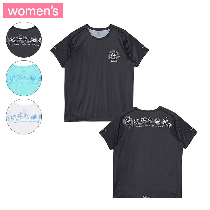 CHUMS チャムス 半袖 ランニングレースウィズブービーフレンズTシャツ レディース CH11-2770