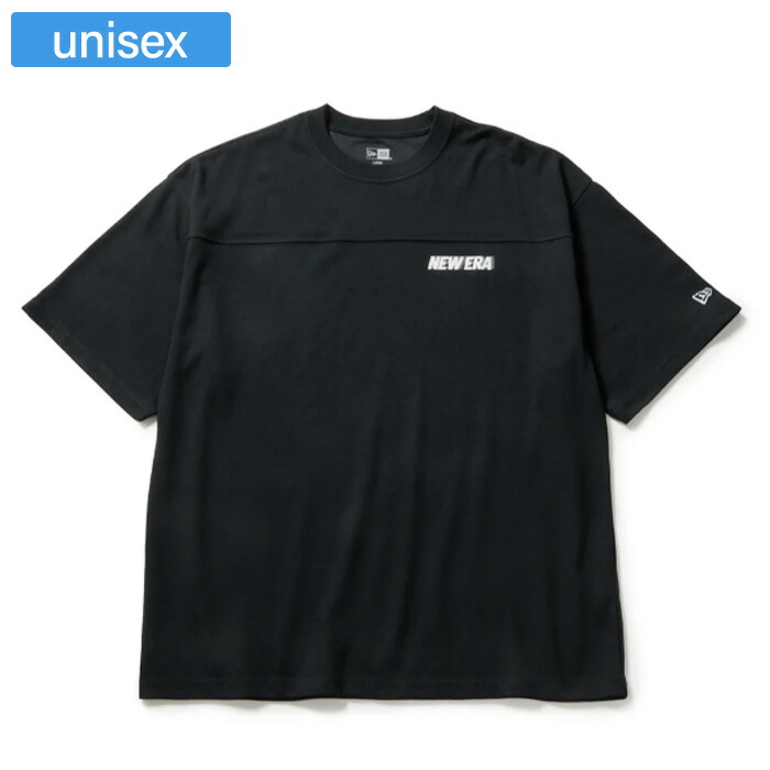 NEWERA ニューエラ トップス 半袖 オーバーサイズド パフォーマンス ドロップショルダー パフォーマンスアパレル ユニセックス ブラック 14744540