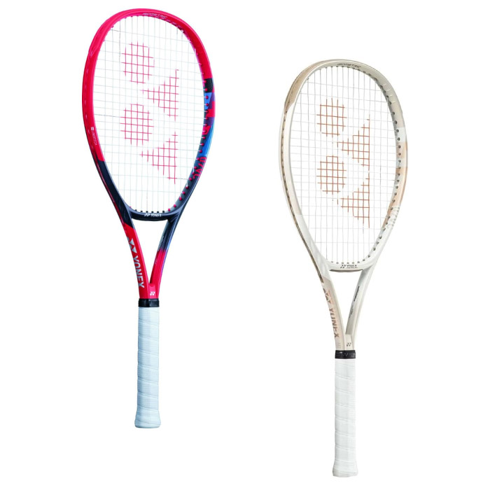 YONEX ヨネックス 硬式テニスラケット [フレームのみ] Vコア 100L スカーレット サンドベージュ 日本製 07VC100L