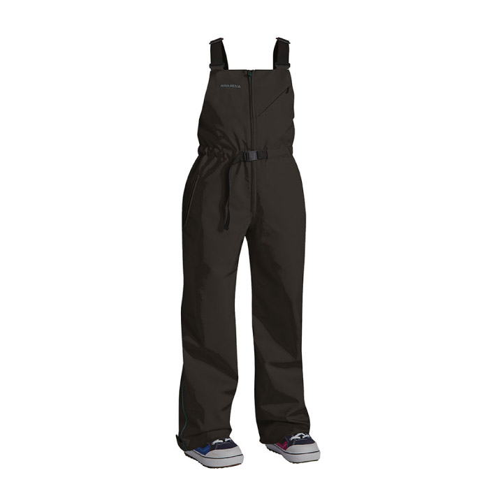 AIRBLASTER エアブラスター Every Body Bib エブリボディビブ パンツ スノーボードウェア オーバーオール レディース 22-24 2022-2024年 ブラック