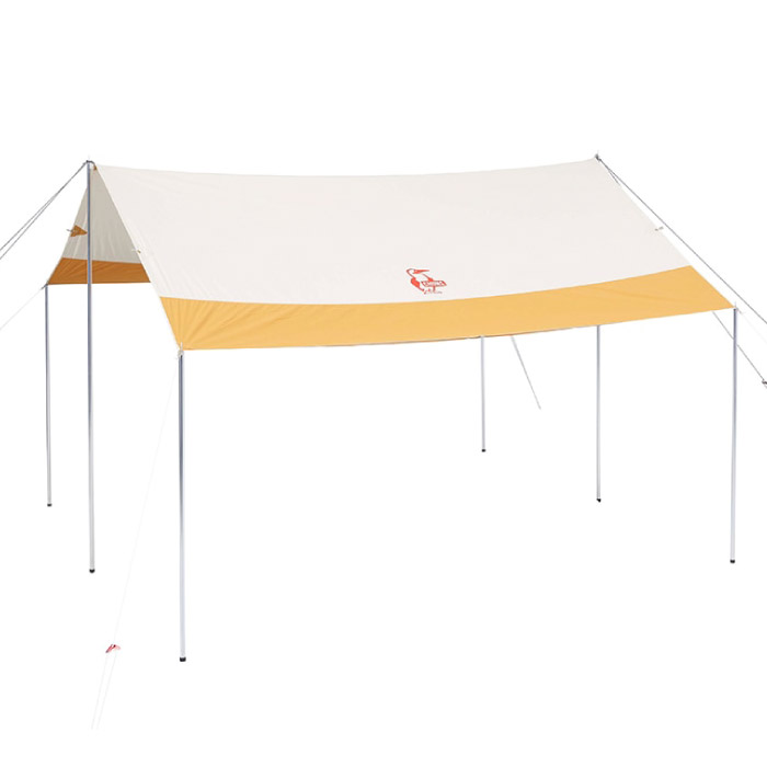 CHUMS チャムス Booby Square Tarp T/C ブービースクエアタープT/C ポール別売り 難燃 キャンプ CH62-1788｜太陽スポーツ Trip店