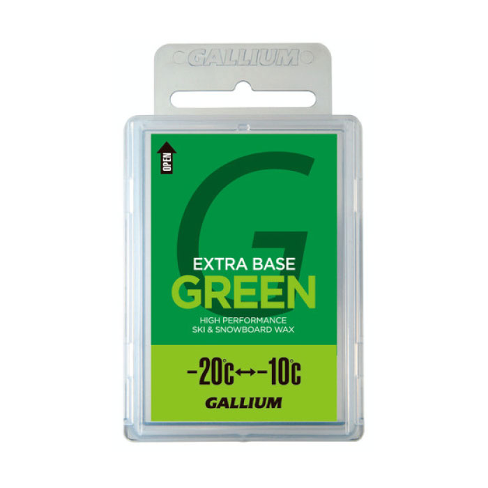 市場 GALLIUM ガリウム スノーボード用ベースワックス BASE 100g EXTRA ホットワックス スキー GREEN