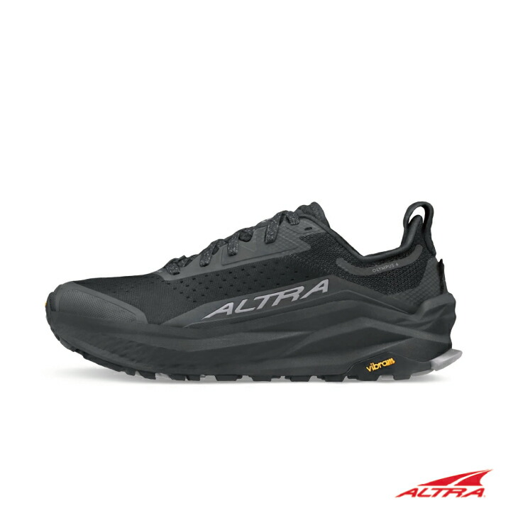 ALTRA アルトラ OLYMPUS 6 M - Black/Black オリンパス 6 Men - ブラック/ブラック メンズモデル トレイルランニング ハイキング|太陽と山 野外道具店