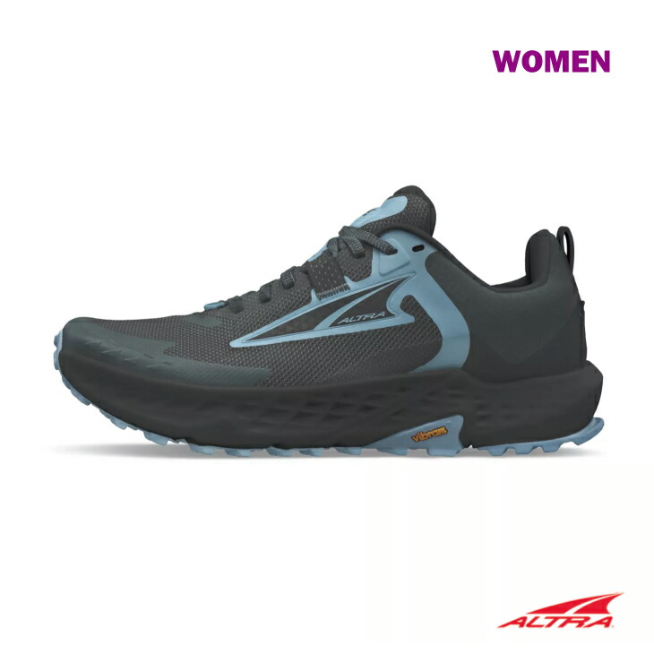 (23.5cm)ALTRA アルトラ TIMP 5 W - BLACK/GRAY ティンプ 5 ウィメンズモデル - ブラック/グレー トレイルランニング ハイキング