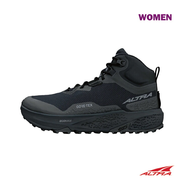 ALTRA アル虎 TIMP 6 MID GTX W - Black/Black ティンプ 6 ミッド GTX Women\u0027s - 黒いこと/黒いこと ウィメンズモデル 山歩き 雨合羽