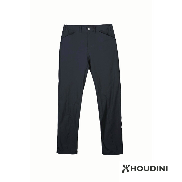 HOUDINI フーディニ Ms Wadi Pants メンズ ワディ パンツ True Black トゥルーブラック S～XXLサイズ｜太陽と山 野外道具店