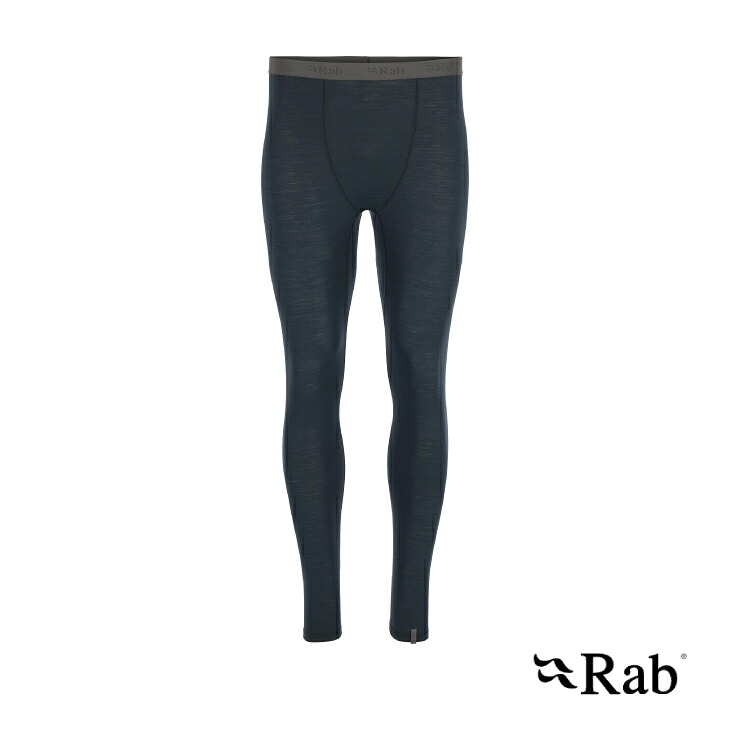 Rab 優しいこと Syncrino Leggings - Beluga シンクリノレギンス - ベルーガ メンズ青写真 ベースレイヤー M/L/XL(JPN大きさ)