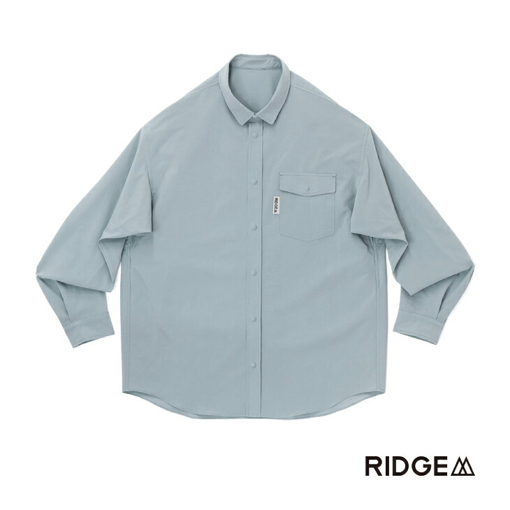 RIDGE MOUNTAIN GEAR リッジマウンテンギア Men\u0027s Basic Long Sleeve Shirt 2026 Sky Haze 第一義的 ロング衣袂 プルオーバー 2026 スカイヘイズ メンズひな形 長袖プルオーバー