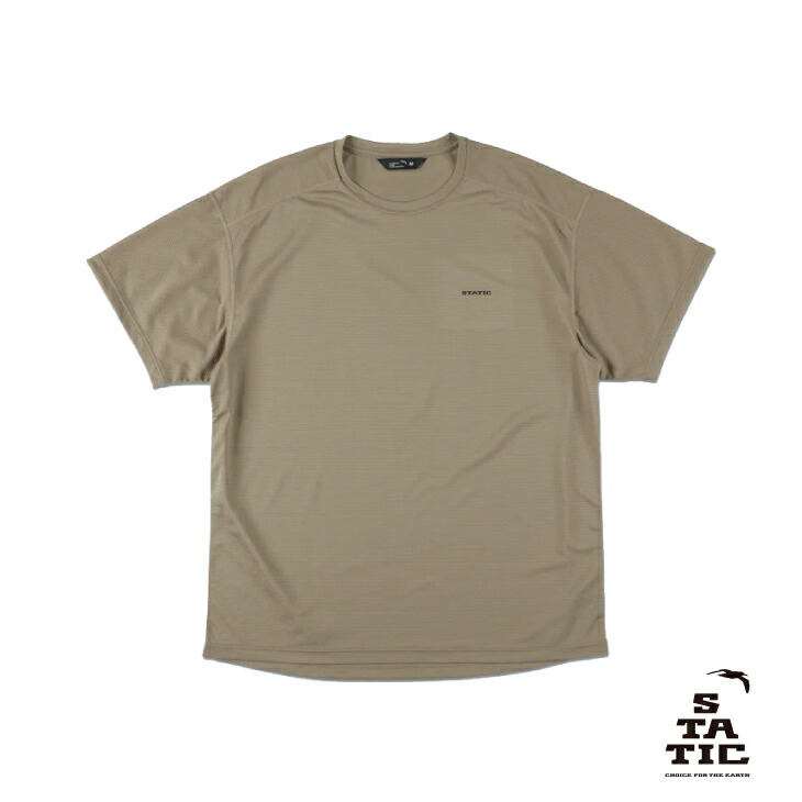 STATIC 静的 Hive S/S Shirts - Camel ハイブ 遊撃手衣袂 ティーシャツ - 駱駝 半袖ティーシャツ ユニセックスモデル XS/S/M/L/XL大いさ