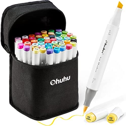楽天市場】Ohuhu パステルカラー 168色 イラストマーカー 薄色
