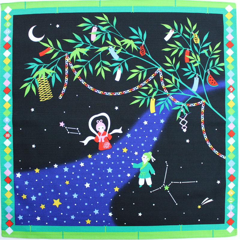 Nuno No Tajimaya Small Furoshiki Vega And Altair Approximately 50cm 50cm Rakuten Global Market