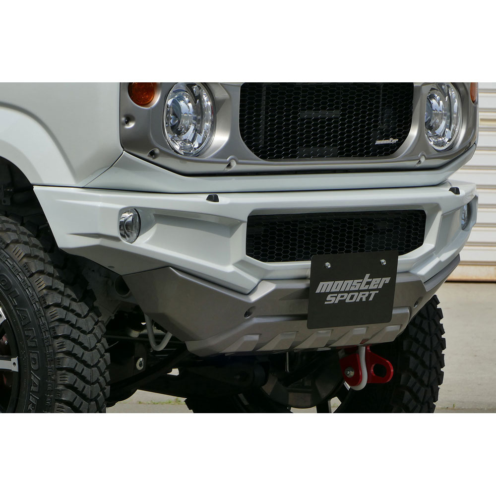 ジムニー JB64W【TOUGH ウレタンバンパー フロント】バンパー モンスタースポーツ ***要別途特別運賃/個人宅配送不可***