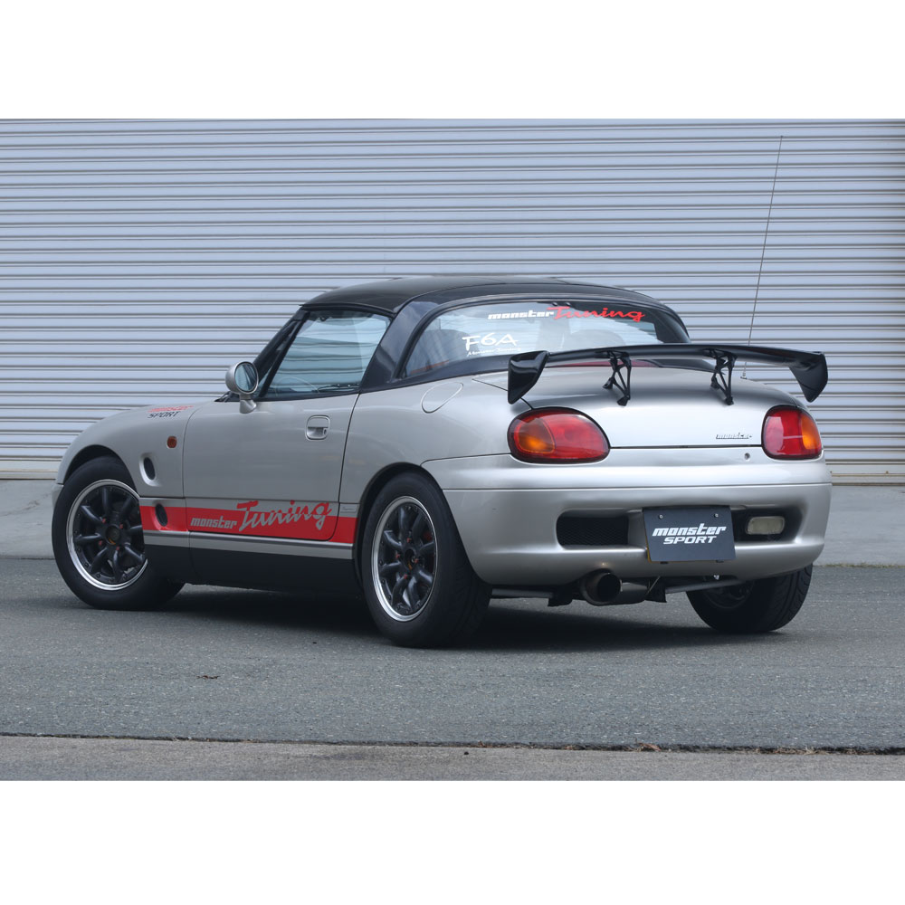 カプチーノea11r Ea21r用パーツを多数取り揃え モンスタースポーツのタジマ直営ショップでぜひお求めください Gtウイング 小型カメラ モンスタースポーツ ゴープロ カプチーノ Ea11r Ea21r 用gtウイング マウント 要別途特別運賃 個人宅配送 タジマストア 店
