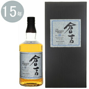 楽天ランキング1位 楽天市場 マツイウイスキー ギフト箱付ピュアモルトウィスキー 倉吉 15年 43度 700ｍｌ箱付 松井酒造合名会社謹製 鳥取県倉吉市産 御中元 残暑見舞い 御歳暮 御年賀 内祝い誕生日プレゼント 還暦御祝い ご昇進 ご退職祝い リカー