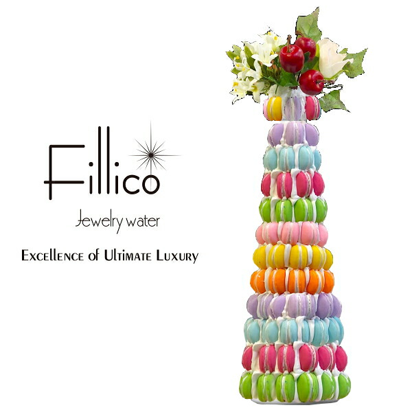 楽天市場 正規品fillicoジュエリーウォーター Macaron フィリコ 花嫁のマカロンタワー 7ml箱付 この商品の中身はミネラルウォーターです マカロン部分はアクリルで食べ物ではございませんフランス ウェディングケーキ クロカンブッシュ リカーショップたかはしweb