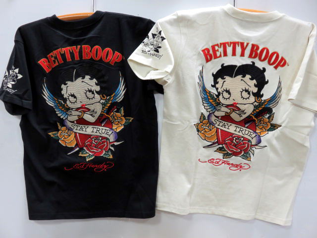 BETTY BOOP X Ed Hardy 半袖ティーシャツ エド・ハーディー edhardy ベティ